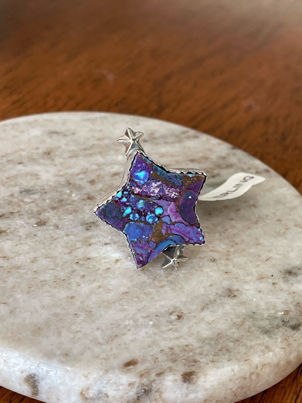 ⭐️💜Purple Mojave Star Ring 💜⭐️
